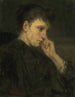 Melancholie - Jozef Israëls — weergave van het kunstwerk