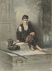 Jeune pêcheur assis à son repas - Jozef Israëls — weergave van het kunstwerk