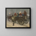 Mandje op de markt - Jozef Teodor Mousson — ingelijst kunstwerk aan de muur
