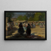 Markt in Michalovce II - Jozef Teodor Mousson — ingelijst kunstwerk aan de muur