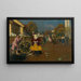 Markt in Michalovce I - Jozef Teodor Mousson — ingelijst kunstwerk aan de muur