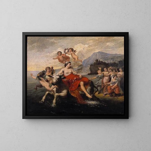 Het Verraad van Europa - Jozef Van Lerius — ingelijst kunstwerk aan de muur