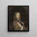 August Fredrik 1646-1705 Hertog van Holstein-Gottorp - Jürgen Ovens — ingelijst kunstwerk aan de muur