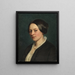 Portret van mevrouw Gad geboren Tvermoes - Jørgen Roed — ingelijst kunstwerk aan de muur