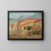 Rue de village dans les montagnes sabines - Jørgen Sonne — ingelijst kunstwerk aan de muur