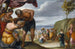 Moïse die op de rots slaat - Juan Antonio de Frías y Escalante — weergave van het kunstwerk