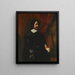 portret van Diego de Silva y Velázquez - Juan Bautista Martínez del Mazo — ingelijst kunstwerk aan de muur