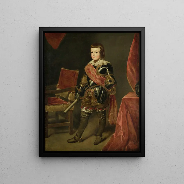 Juan Bautista Martinez Del Mazo - Portrait of Prince Baltasar Carlos Son of the Spanish King Philip IV at approximately 11 years of age.webp