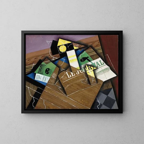 Fantômas - Juan Gris — ingelijst kunstwerk aan de muur