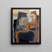 De knuppel - Juan Gris — ingelijst kunstwerk aan de muur