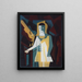 Pierrot - Juan Gris — framed artwork on a wall