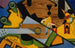 Still life with a guitar - Juan Gris — artwork view