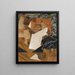 Still life with grapes - Juan Gris — framed artwork on a wall