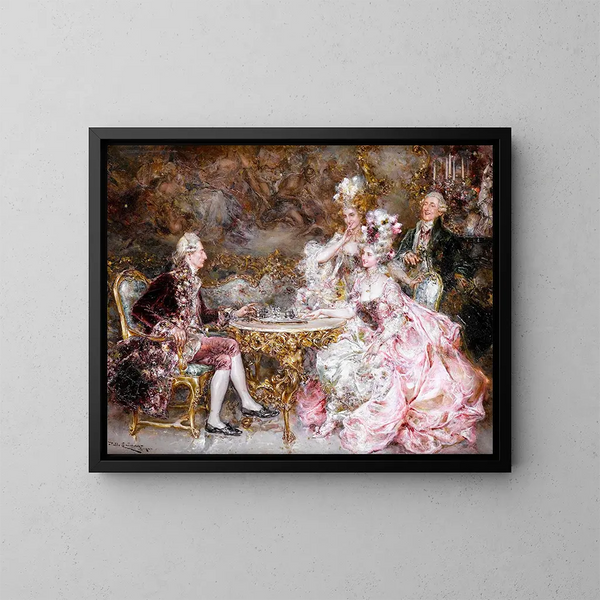 A Visit to the Cardinal Failure - Juan Pablo Salinas — framed artwork on a wall