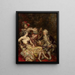 Conversation dans un boudoir - Juan Pablo Salinas — framed artwork on a wall