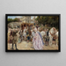 L'Arrivée du prince - Juan Pablo Salinas — framed artwork on a wall