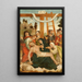 Pietà - Juan de Borgoña — ingelijst kunstwerk aan de muur