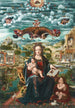 Maagd met Kind met de kleine Sint-Jan - Juan de Borgoña — weergave van het kunstwerk