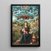 Maagd met Kind met de kleine Sint-Jan - Juan de Borgoña — ingelijst kunstwerk aan de muur