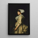 La fille du village - Jules-Adolphe Goupil — ingelijst kunstwerk aan de muur