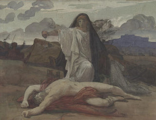 JulesEugne Lenepveu - Antigone Gives Token Burial to the Body of Her Brother Polynices.webp