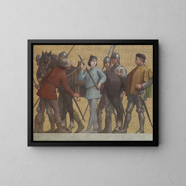 The Life of Joan of Arc - Jules-Eugène Lenepveu — framed artwork on a wall