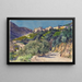 van zonnige heuvels bij Menton - Jules-Ferdinand Jacquemart — ingelijst kunstwerk aan de muur