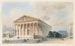 Uitzicht op de Madeleine Parijs - Jules-Frédéric Bouchet — weergave van het kunstwerk