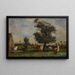 Paarden onder een Appelboom - Jules-Jacques Veyrassat — ingelijst kunstwerk aan de muur