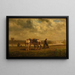 Chevaux de halage - Jules-Jacques Veyrassat — ingelijst kunstwerk aan de muur
