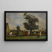 Paarden onder een appelboom - Jules-Jacques Veyrassat — ingelijst kunstwerk aan de muur