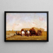 La meule - Jules-Jacques Veyrassat — ingelijst kunstwerk aan de muur