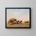 Maïs laden - Jules-Jacques Veyrassat — ingelijst kunstwerk aan de muur