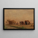 van Faneurs au repos - Jules-Jacques Veyrassat — ingelijst kunstwerk aan de muur