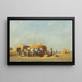 Le Repas de midi - Jules-Jacques Veyrassat — ingelijst kunstwerk aan de muur