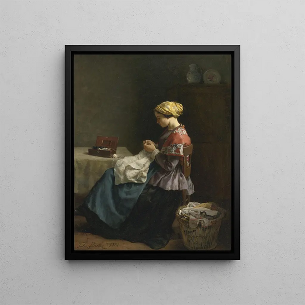 Jules Breton - La petite couturire.webp