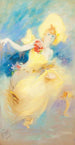 Une danseuse - Jules Chéret — weergave van het kunstwerk