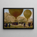 Vertrek van Léon Gambetta naar Tours op de ballon l'Armand-Barbès op 7 oktober 1870 Montmartre - Jules Didier — ingelijst kunstwerk aan de muur