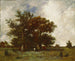 Eiken van Fontainebleau - Jules Dupré — weergave van het kunstwerk