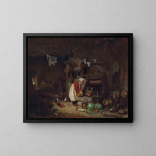 Jules Dupr - Intrior De Ferme Dans Le Berry.webp