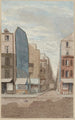 Ingang van de Rue des Filles-Dieu, tegenwoordig Rue d'Alexandrie, sinds 1897, uitzicht op de Rue Saint-Denis, 2e arrondissement - Jules Gaildrau — weergave van het kunstwerk