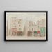 Rue Beaubourg n°9 13 4ème arrondissement - Jules Gaildrau — ingelijst kunstwerk aan de muur