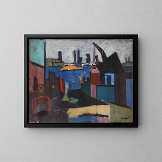 Impasse - Jules Halfant — ingelijst kunstwerk aan de muur