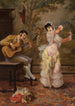 La danseuse espagnole - Jules James Rougeron — weergave van het kunstwerk