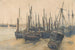 Visboten Aangemeerd - Jules Lessore — weergave van het kunstwerk