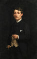 Portret van een heer - Jules Marie Sevestre — weergave van het kunstwerk