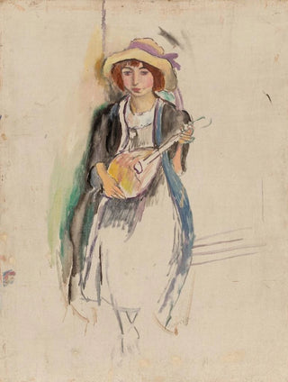 Jules Pascin - Fille la mandoline.webp