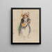 Meis met de mandoline - Jules Pascin — ingelijst kunstwerk aan de muur