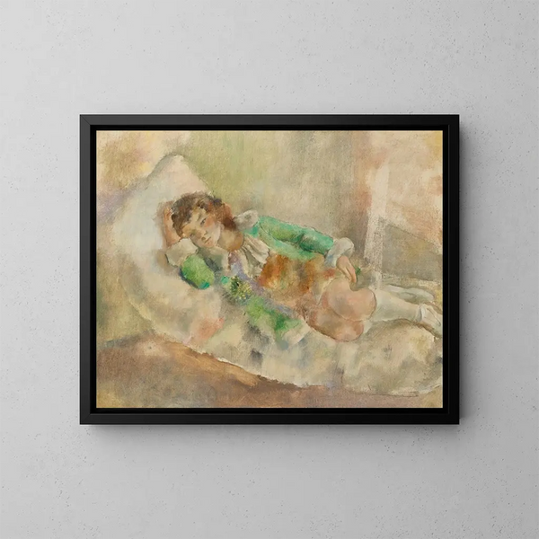 La Petite Actrice - Jules Pascin — ingelijst kunstwerk aan de muur
