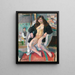 De Kunstenaar en zijn Model - Jules Pascin — ingelijst kunstwerk aan de muur